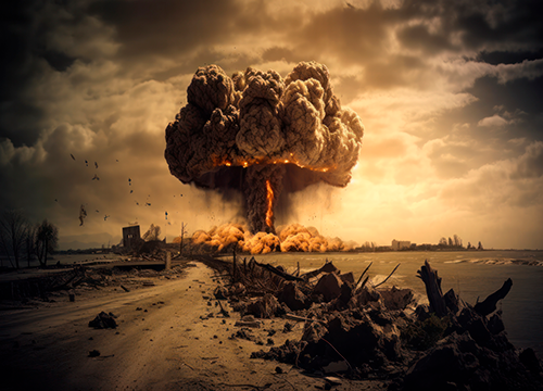 El coste ambiental de las guerras  Más de 1500 bombas y misiles explotan a diario en las guerras activas actualmente